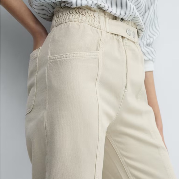 BNWT XS MANGO Highrise Tapered Jeans - Picture 9 of 9